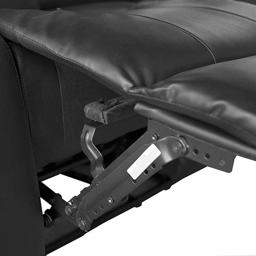 Fantasy Recliner Pu Leather 1R Black - TRENDZ
