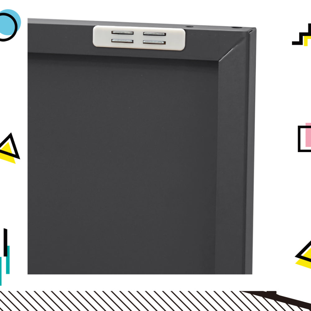 Artiss Buffet Sideboard Metal Cabinet - BASE Charcoal - TRENDZ