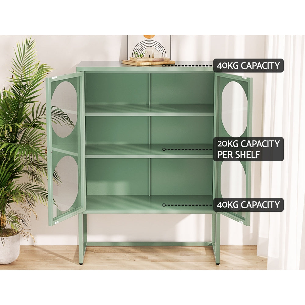 Artiss Buffet Sideboard Metal Cabinet - ELLA Green - TRENDZ