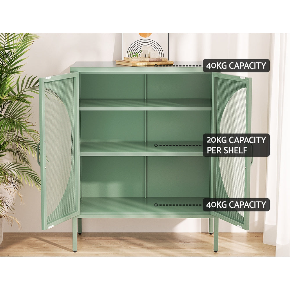 Artiss Buffet Sideboard Metal Cabinet - ELSA Green - TRENDZ
