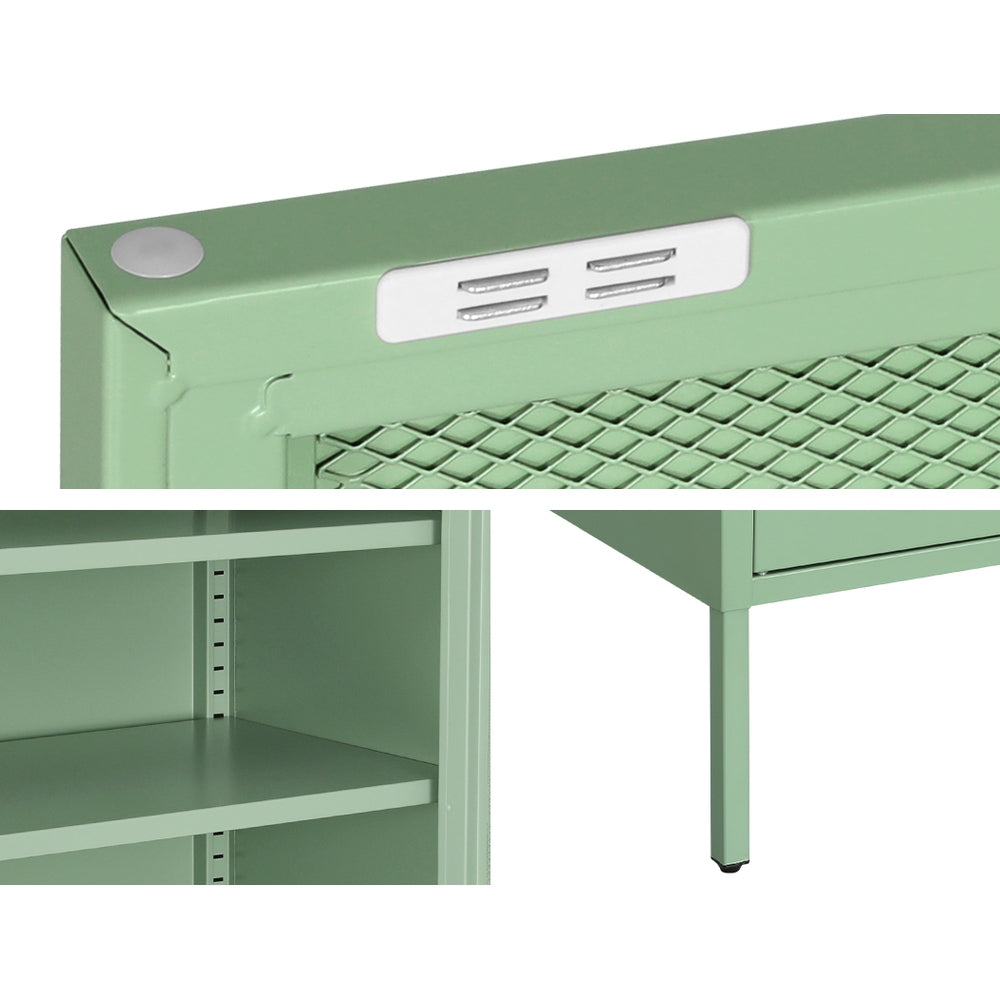 Artiss Buffet Sideboard Metal Cabinet - ELSA Green - TRENDZ