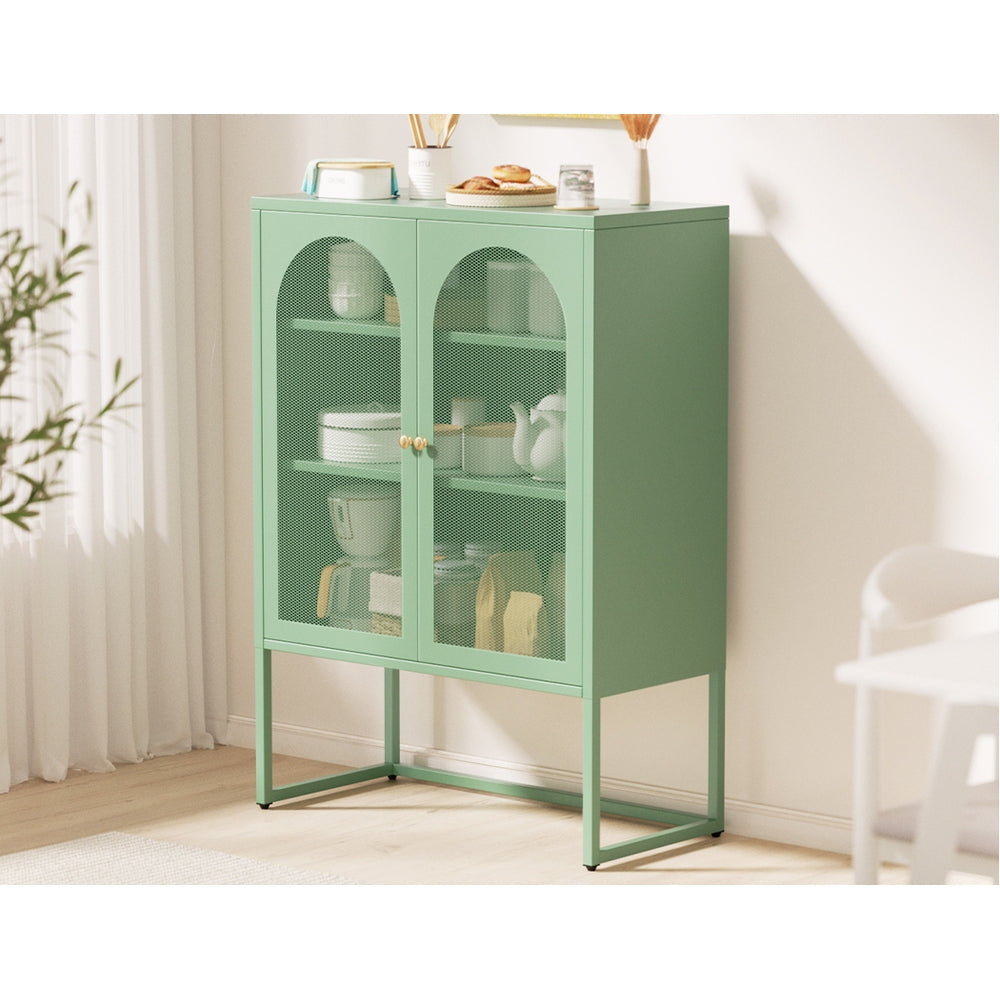 Artiss Buffet Sideboard Metal Cabinet - ELMA Green - TRENDZ