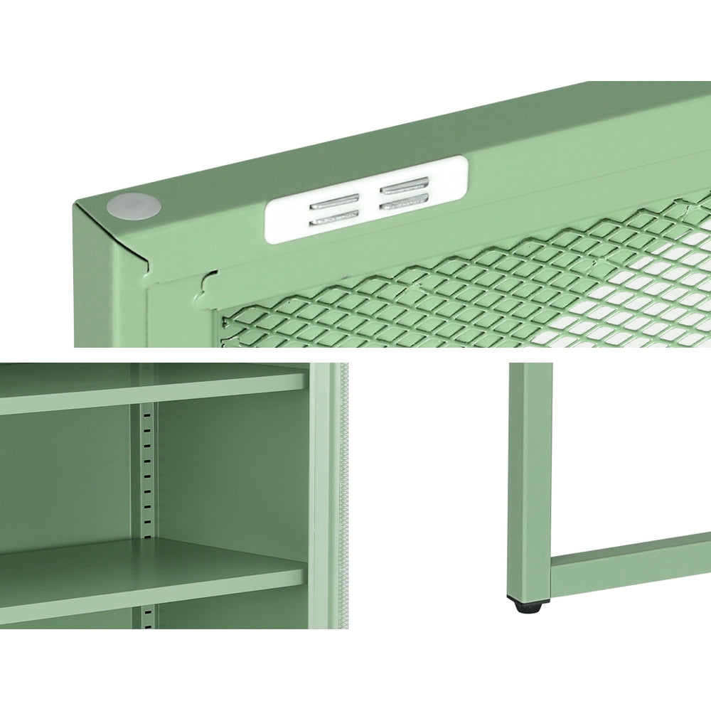 Artiss Buffet Sideboard Metal Cabinet - ELMA Green - TRENDZ