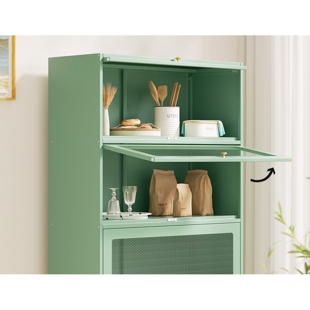 Artiss Buffet Sideboard Metal Cabinet - ELIA Green - TRENDZ