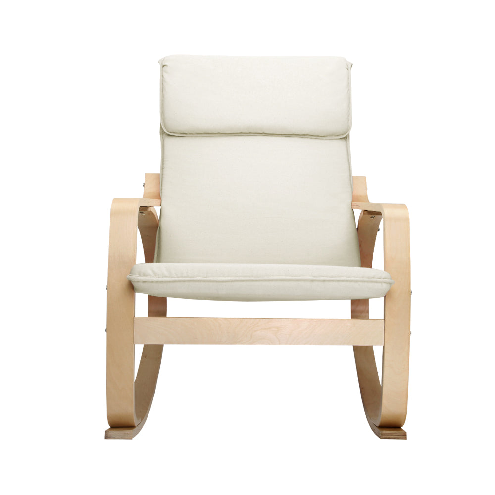 Artiss Rocking Armchair Nursing Bentwood Aero - TRENDZ