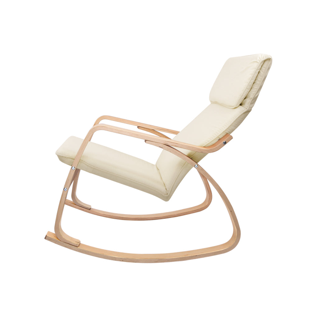 Artiss Rocking Armchair Nursing Bentwood Aero - TRENDZ