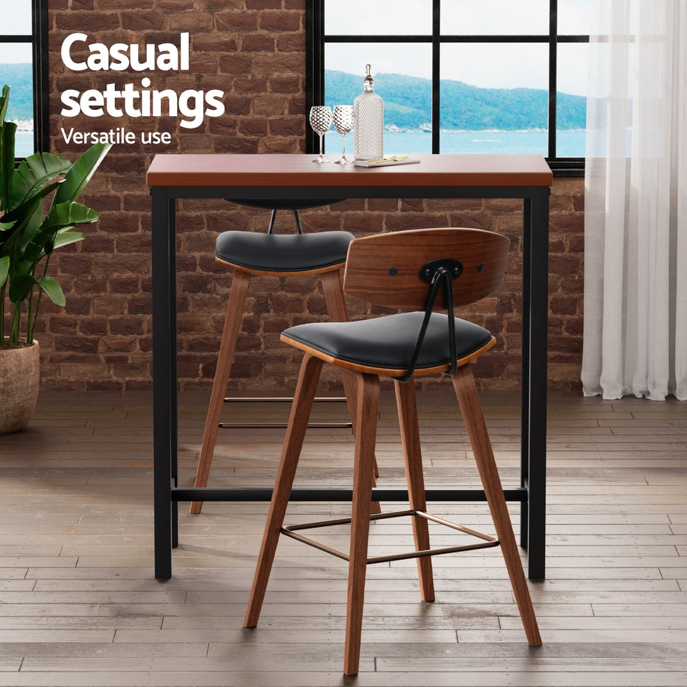 Artiss Bar Table and Stools Set Dining Desk Kitchen Chairs Cafe Pub - TRENDZ