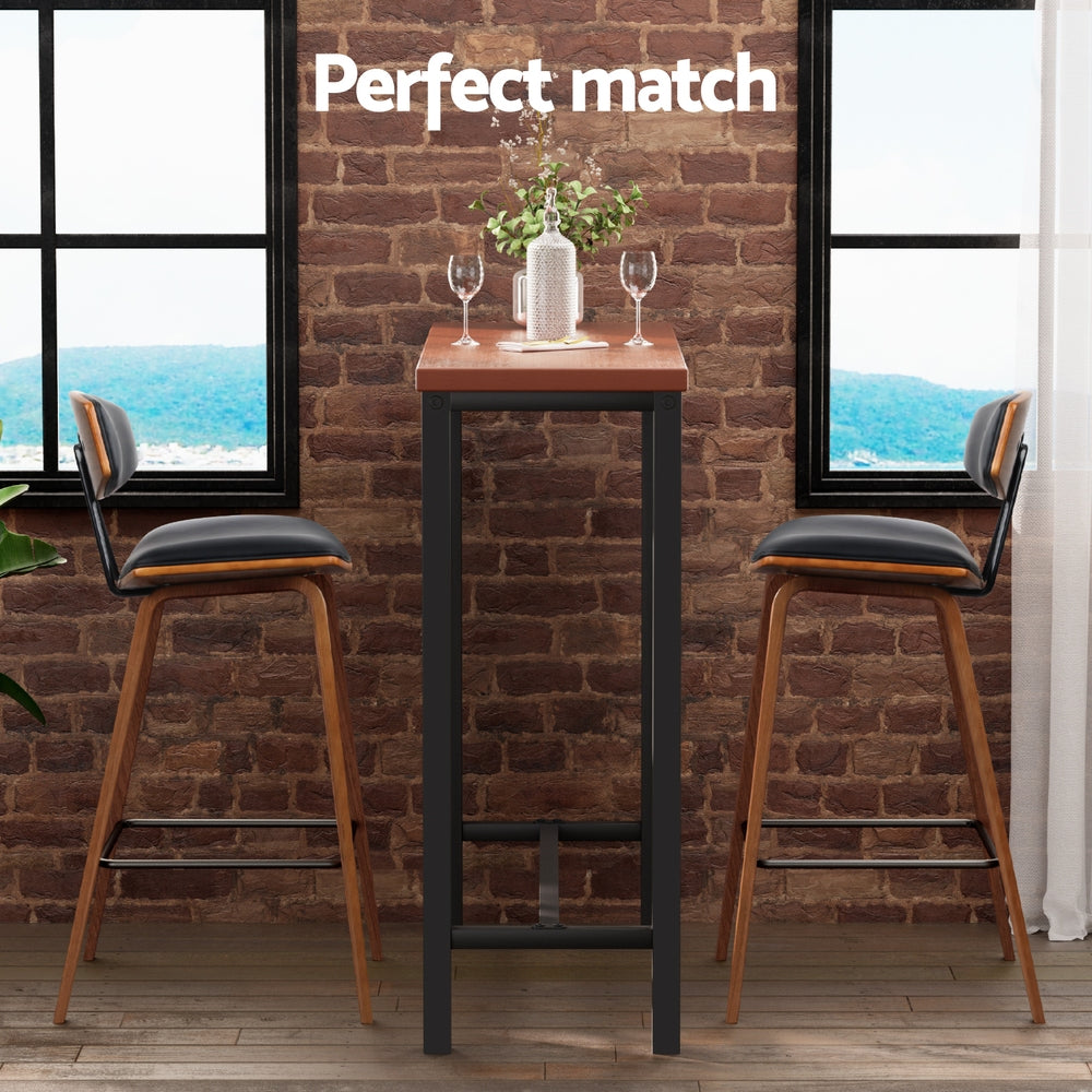 Artiss Bar Table and Stools Set Dining Desk Kitchen Chairs Cafe Pub - TRENDZ