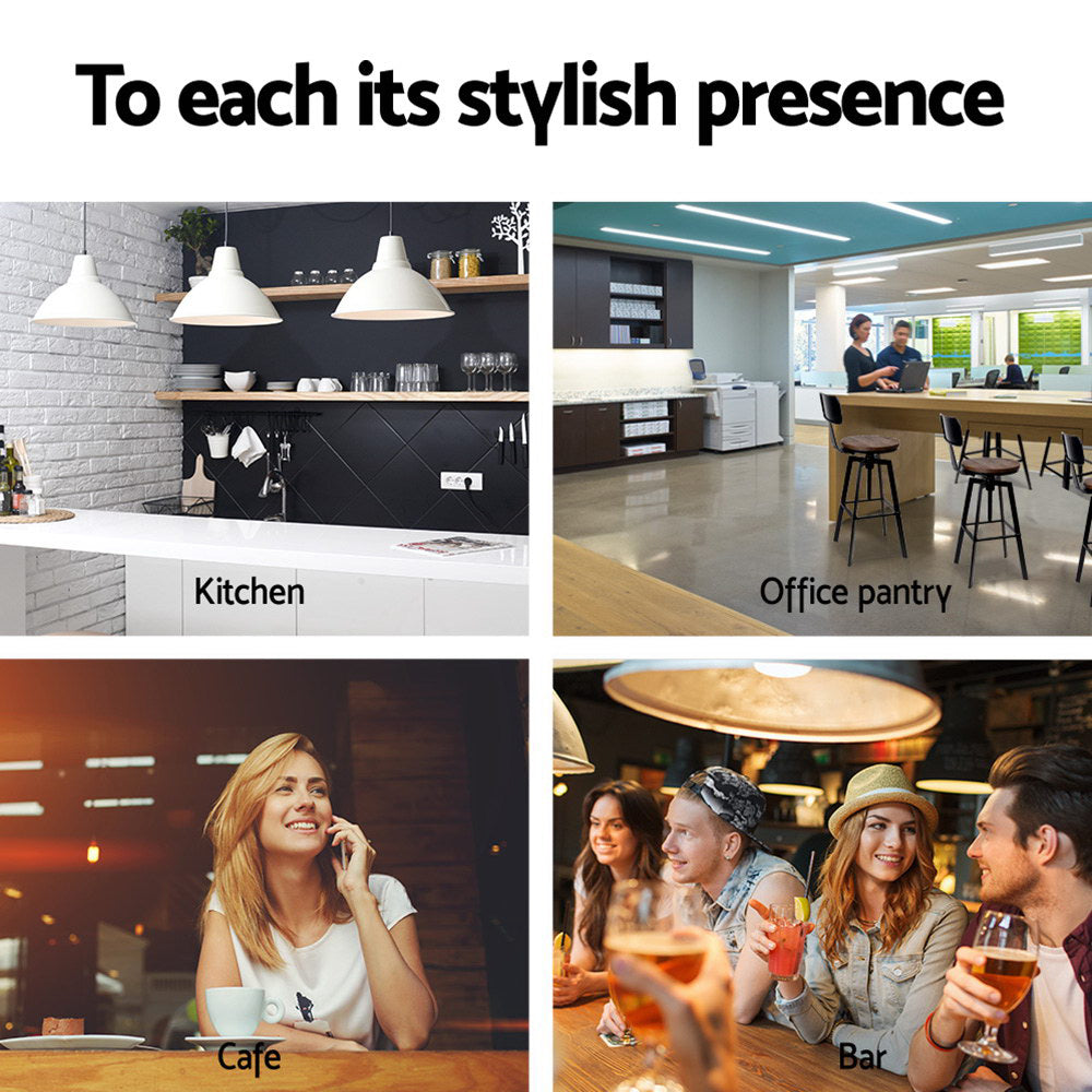 Artiss Bar Stools Kitchen Counter Chairs Vintage Metal Chairs x2 - TRENDZ