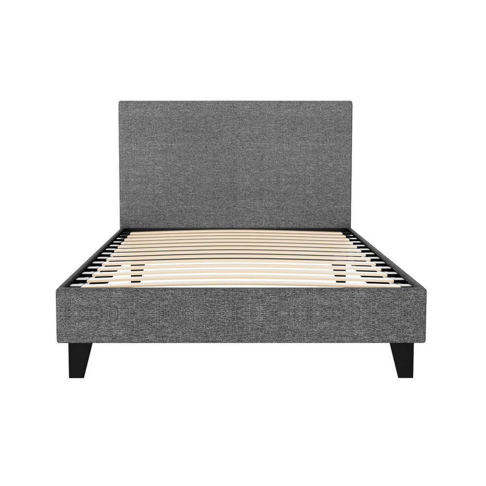 Artiss Bed Frame King Single Size Grey NEO - TRENDZ
