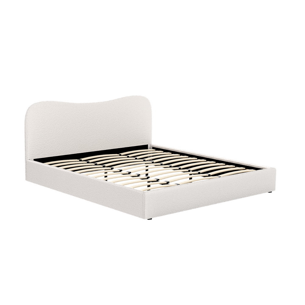 Artiss Bed Frame King Size Boucle DARA - TRENDZ