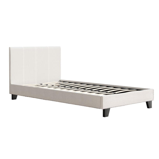 Artiss Bed Frame King Single Size Boucle NEO - TRENDZ