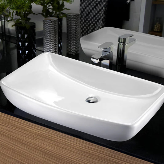 Cefito Ceramic Bathroom Basin – 60x38cm