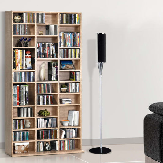 Artiss Bookshelf CD Storage Rack - BERT Oak - TRENDZ
