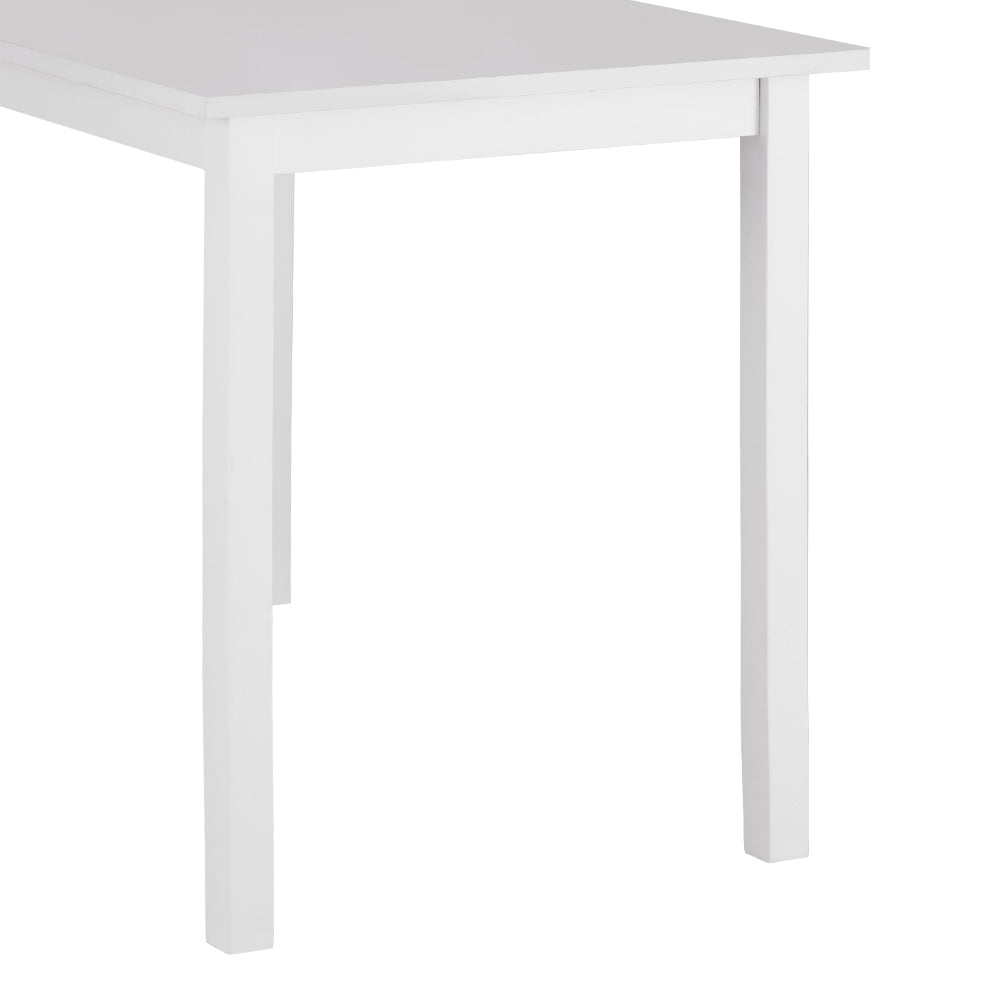 Artiss Dining Chairs and Table Dining Set 4 Cafe Chairs Set Of 5 4 Seater White - TRENDZ