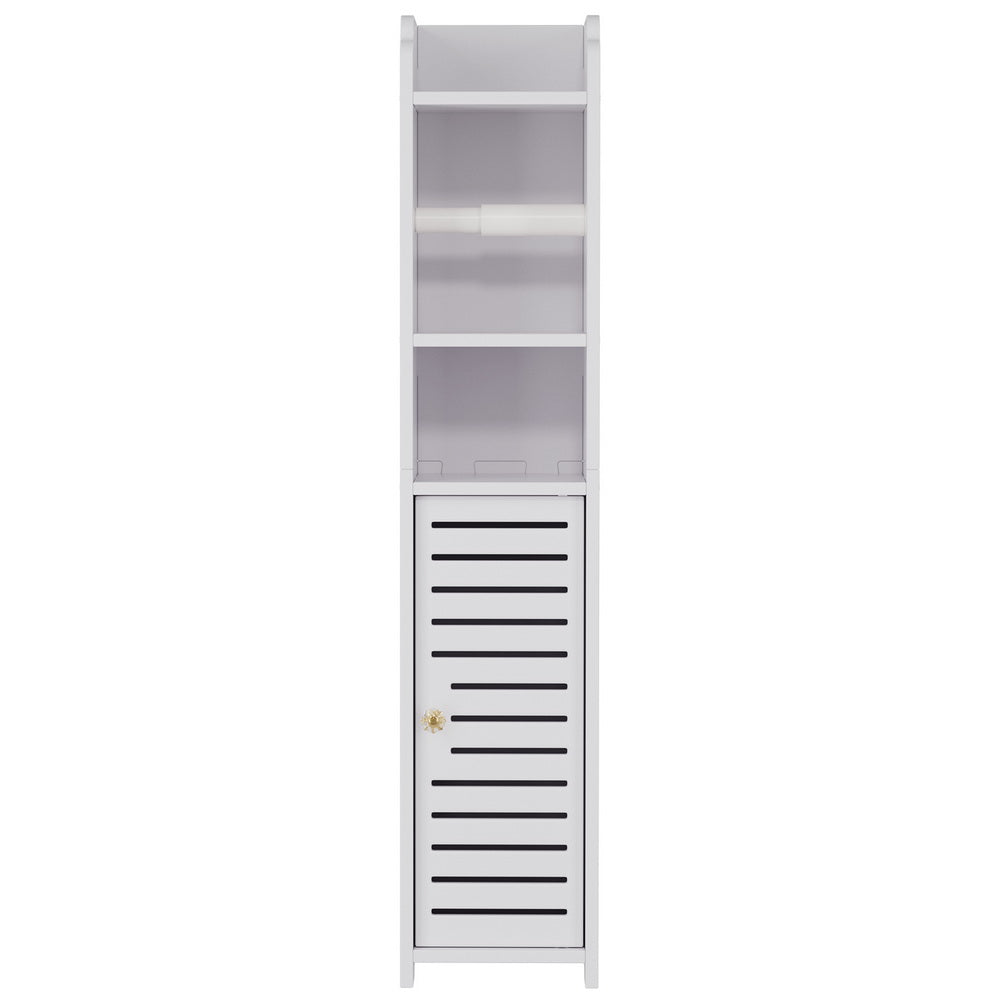 Artiss Bathroom Cabinet Toilet Roll Holder Tissue Organizer 3 Tier Floor Cabinet - TRENDZ