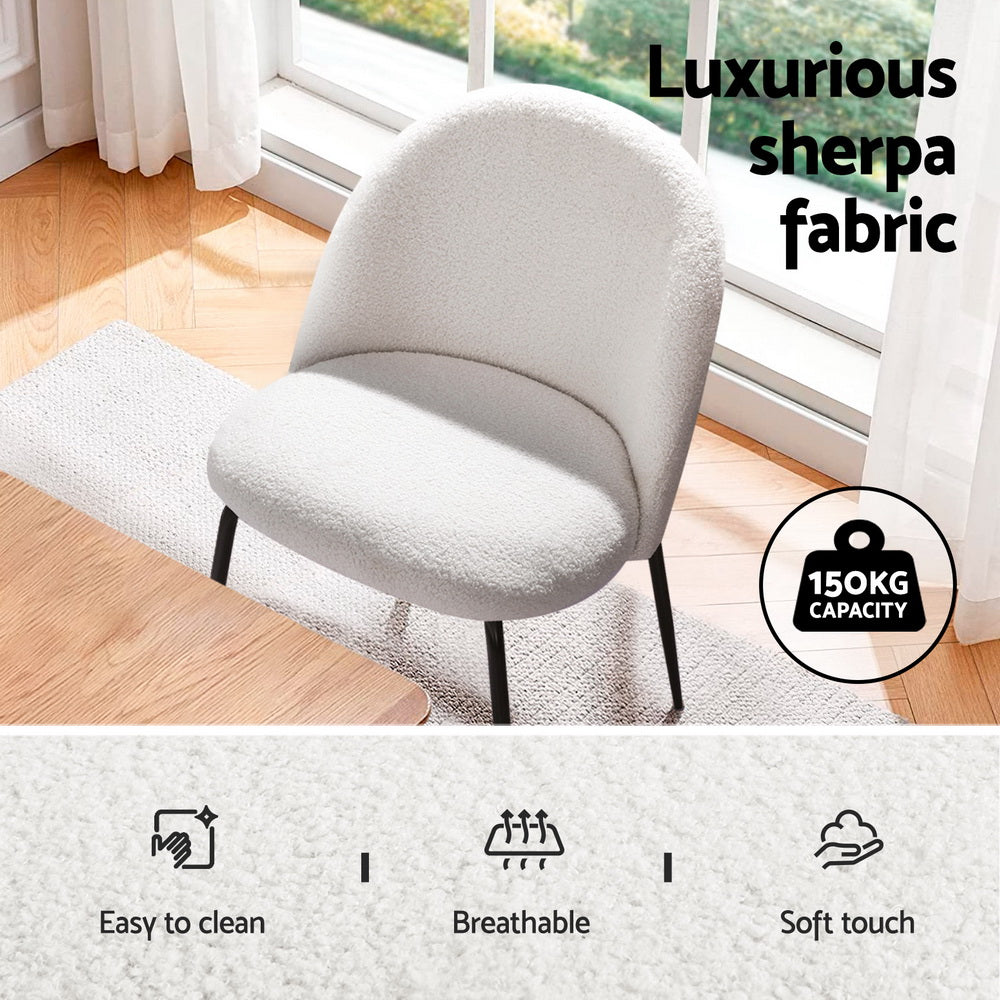 1 Artiss Dining Table and 4 Chairs Set Marble White - TRENDZ