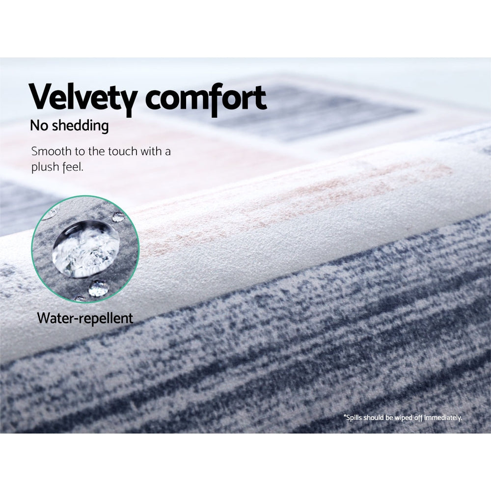 Artiss Rug 200x290cm Area Rug Large Carpet Soft Short Pile Modern Oblo - TRENDZ