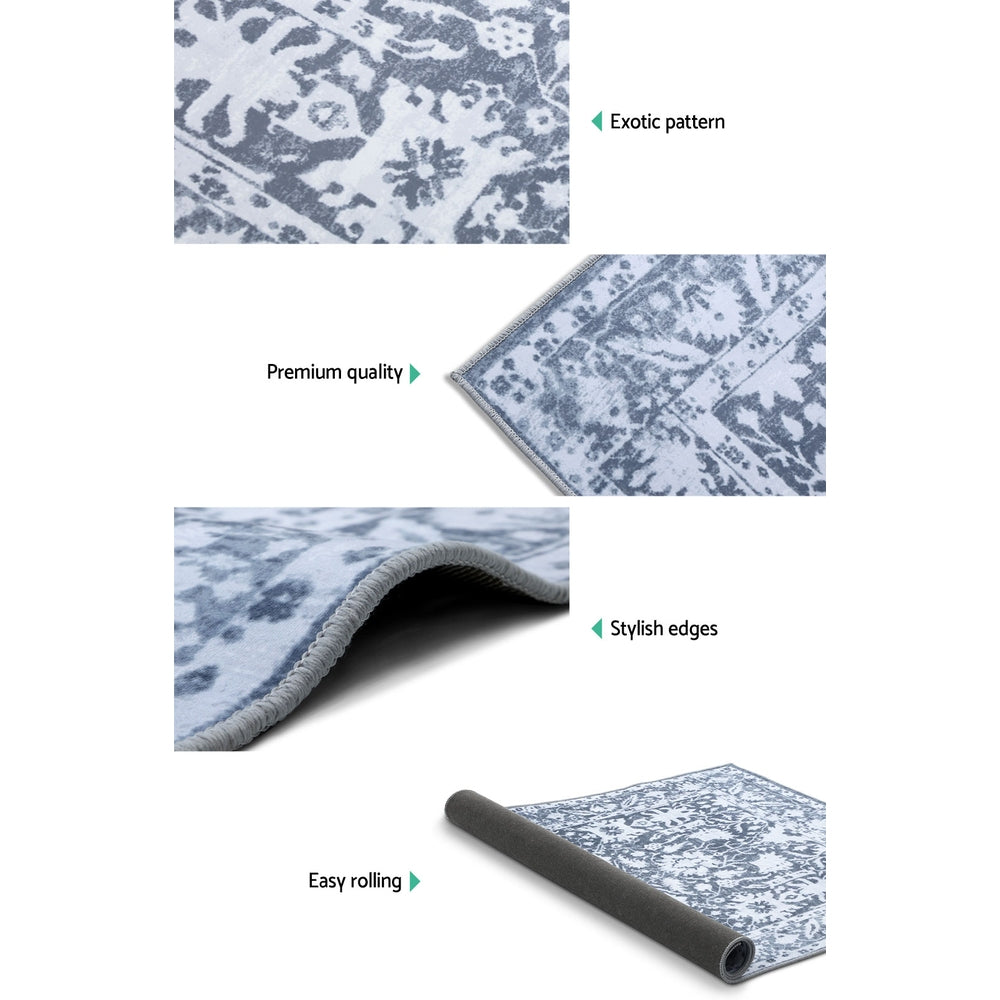 Artiss Rug 200x290cm Area Rug Large Carpet Soft Short Pile Modern Fafi - TRENDZ