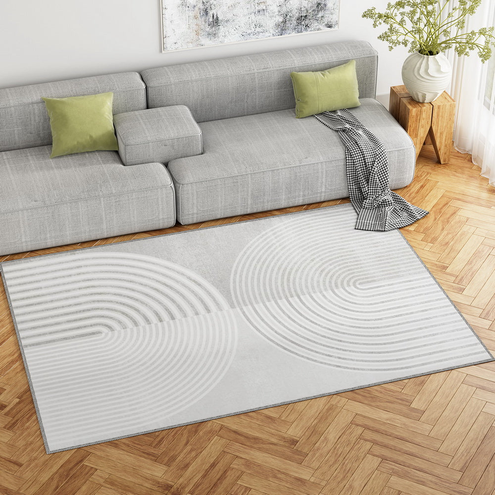 Artiss Rug 160x230cm Area Rug Washable Mat Large Carpet Faux Rabbit Fur Cyril - TRENDZ