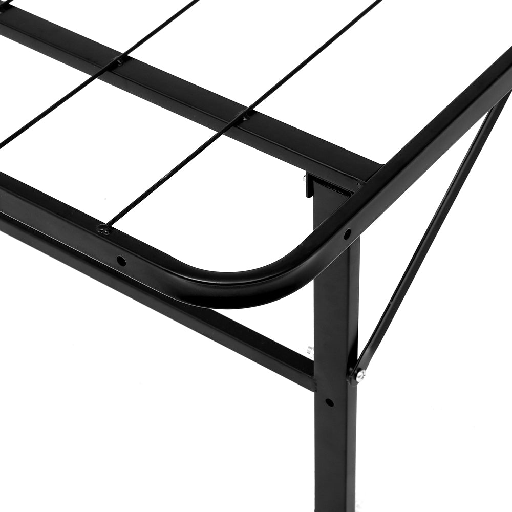 Artiss Folding Bed Frame Metal Base - Single - TRENDZ