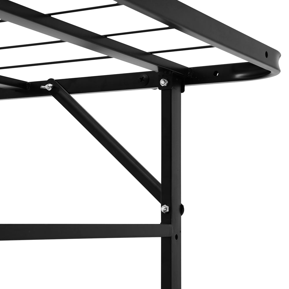 Artiss Folding Bed Frame Metal Base - Single - TRENDZ