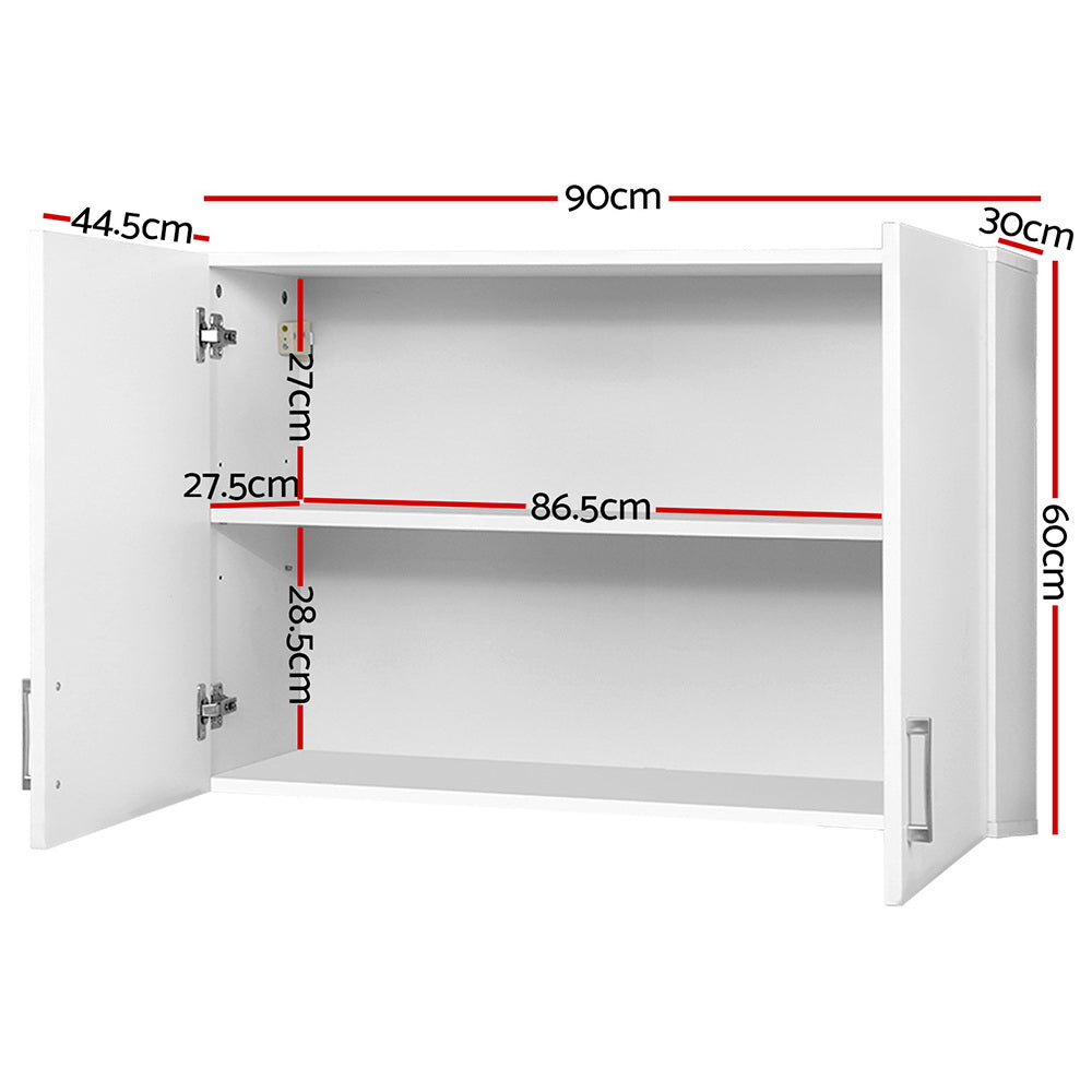 Cefito Bathroom Storage Cabinets 900mm Wall Mounted Medicine Cabinet Cupboard - TRENDZ