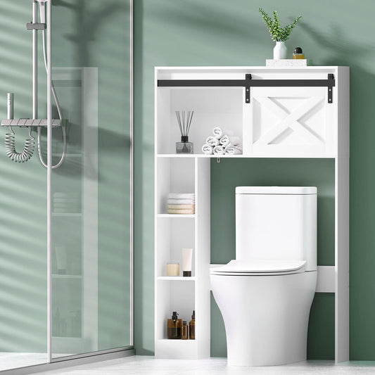 Artiss Bathroom Cabinet Over the Toilet Storage Organiser Laundry Shelf 128cm - TRENDZ