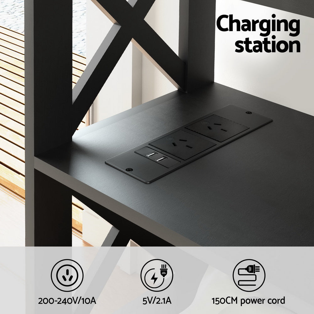 Artiss Console Table 3-tier USB Outlets - TRENDZ