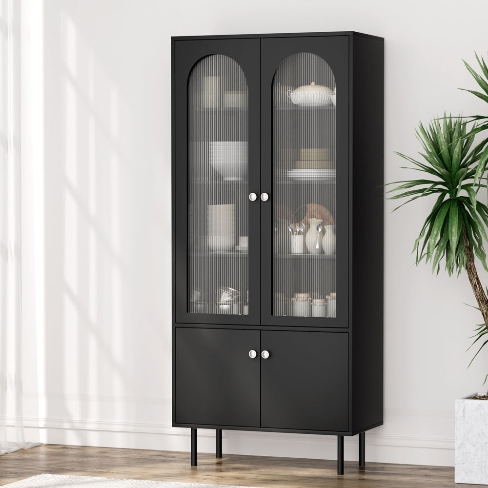 Artiss Buffet Sideboard Cupboard Cabinet Black - TRENDZ