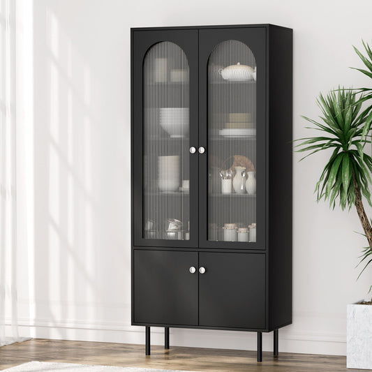 Artiss Buffet Sideboard Cupboard Cabinet Black - TRENDZ