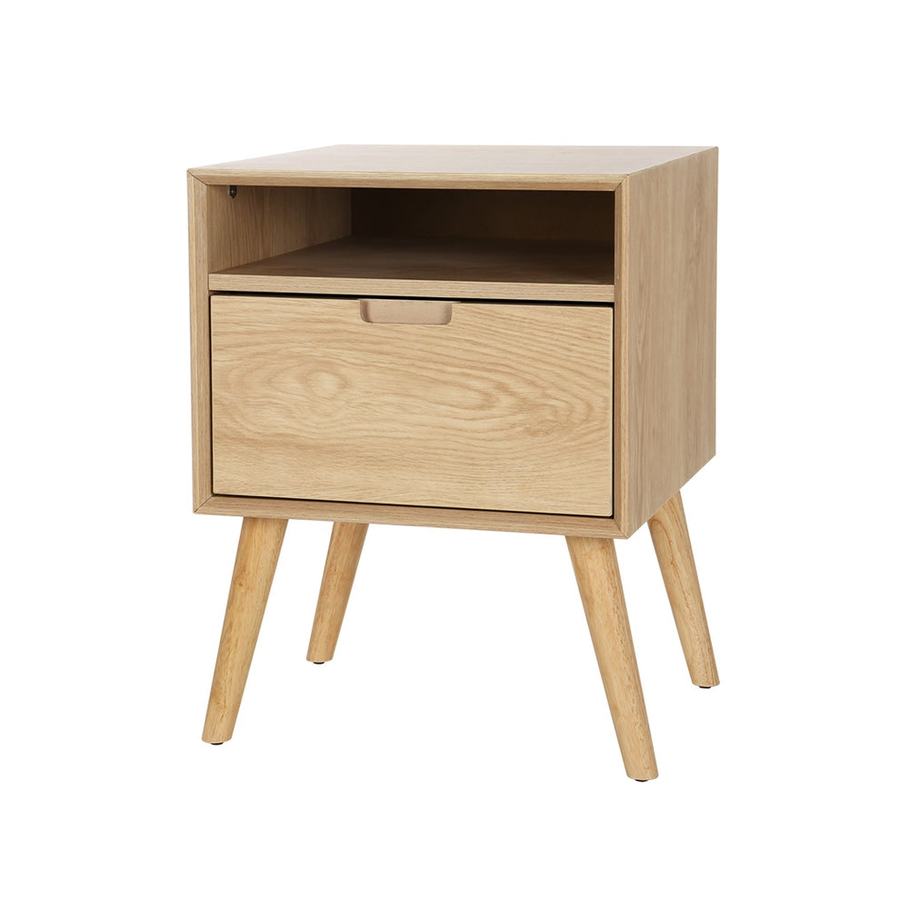 Artiss Bedside Table Drawers Side Table Shelf Storage Cabinet Nightstand GORR - TRENDZ
