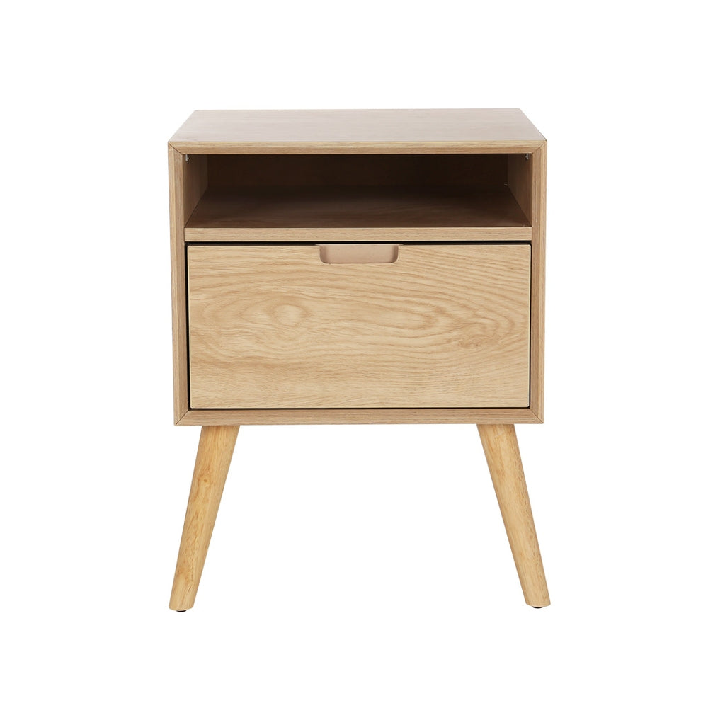 Artiss Bedside Table Drawers Side Table Shelf Storage Cabinet Nightstand GORR - TRENDZ