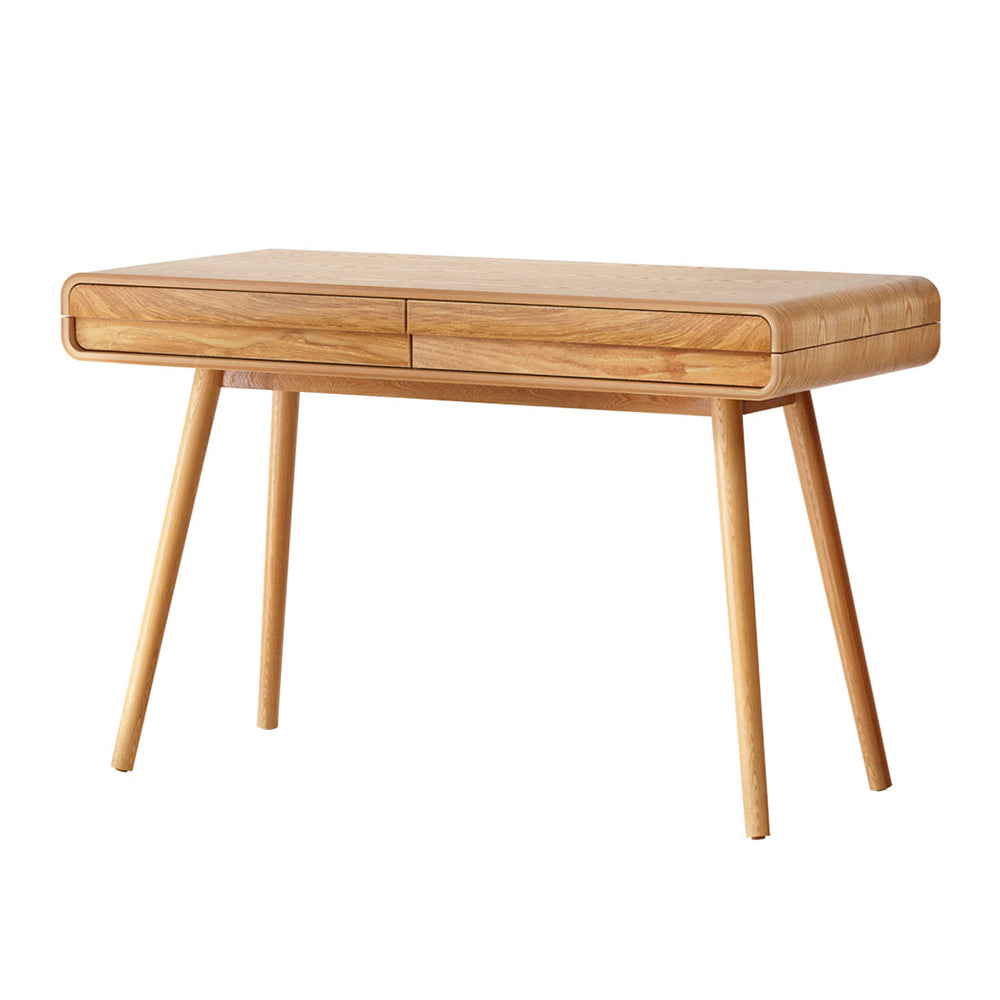 Artiss Computer Desk Drawer Natural Wood 100CM - TRENDZ