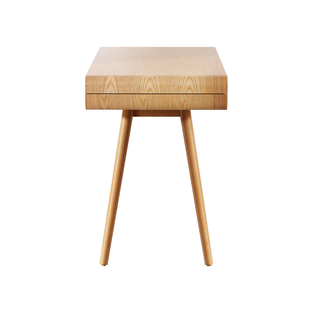 Artiss Computer Desk Drawer Natural Wood 100CM - TRENDZ