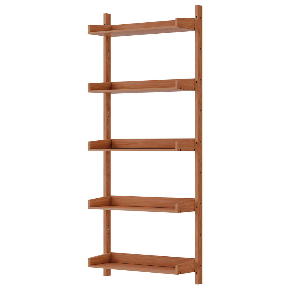 Artiss Bookshelf Floating Shelf CAPIZ Oak - TRENDZ