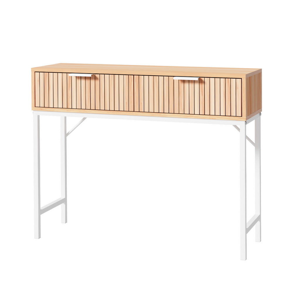 Artiss Console Table 2 Drawers 92CM - TRENDZ