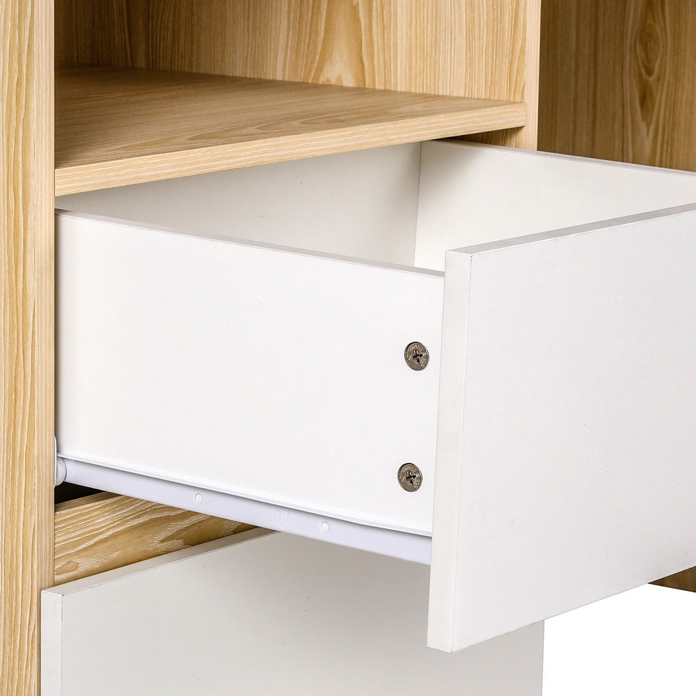 Artiss Computer Desk Office Study Desks Table Bookshelf Drawer - TRENDZ