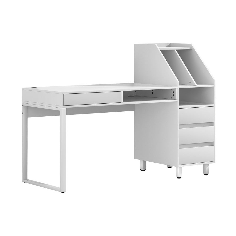 Artiss Computer Desk Office Study Desks Table Drawer Bookshelf - TRENDZ