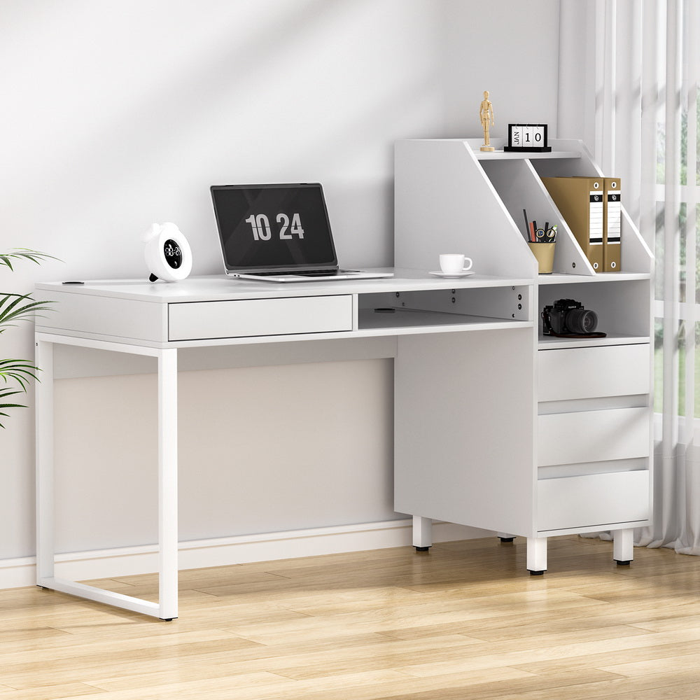 Artiss Computer Desk Office Study Desks Table Drawer Bookshelf - TRENDZ