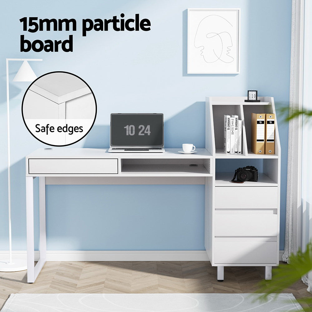 Artiss Computer Desk Office Study Desks Table Drawer Bookshelf - TRENDZ