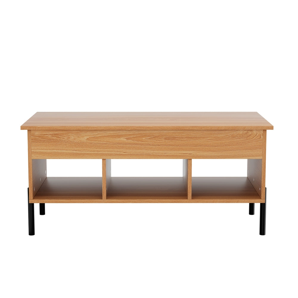 Artiss Coffee Table Lift-top Oak - TRENDZ