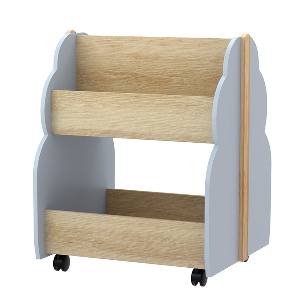 Keezi Kids Toy Box Bookshelf Storage Bookcase Organiser Display Shelf - TRENDZ
