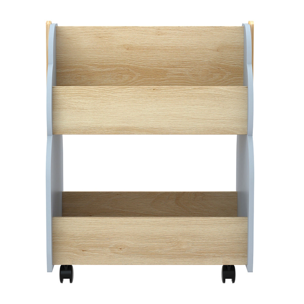 Keezi Kids Toy Box Bookshelf Storage Bookcase Organiser Display Shelf - TRENDZ
