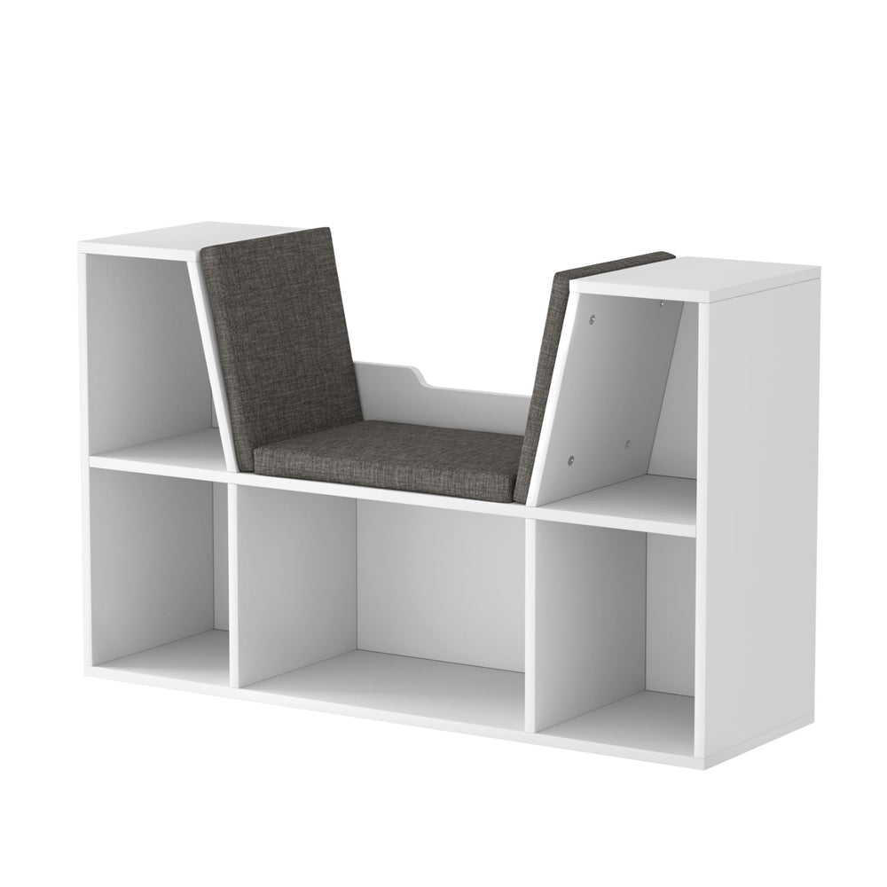 Keezi Kids Bookshelf Bookcase Toys Box Shelves Storage Cabinet Container Children Organiser - TRENDZ