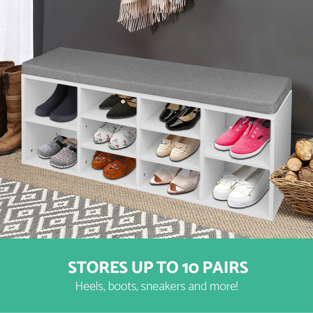 Artiss Shoe Rack Storage Cabinet Bench BOA - TRENDZ