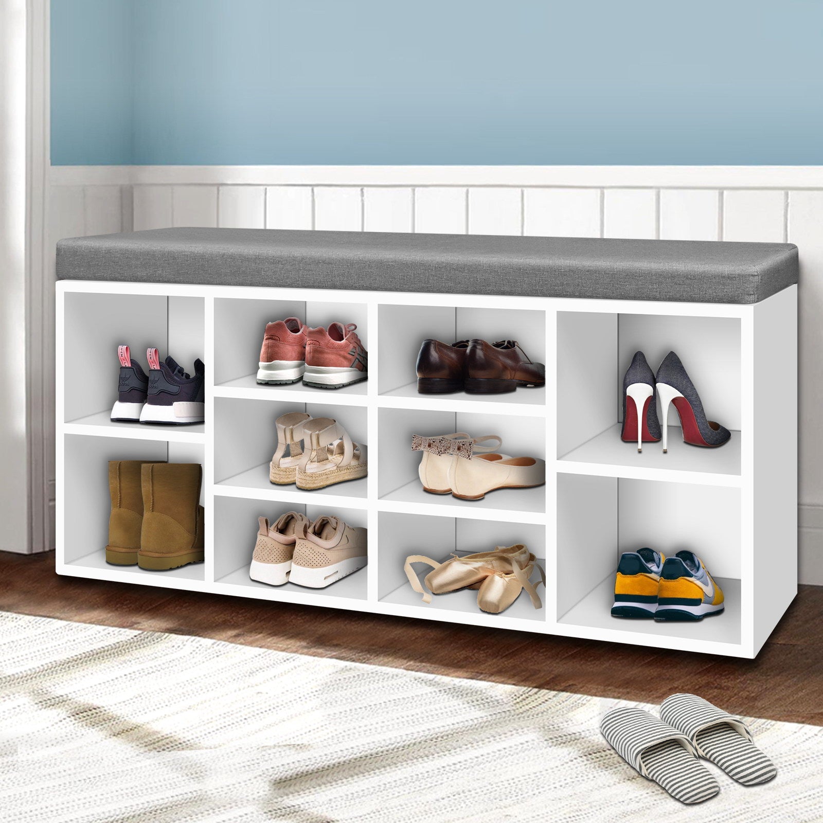 Artiss Shoe Rack Storage Cabinet Bench BOA - TRENDZ
