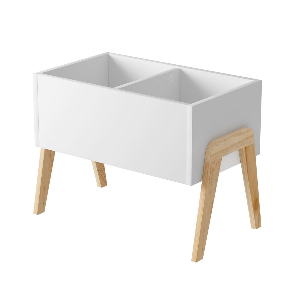 Keezi Kids Toy Box Chest Storage Bin Container Wooden Cabinet Clothes Book Organiser Bedroom - TRENDZ