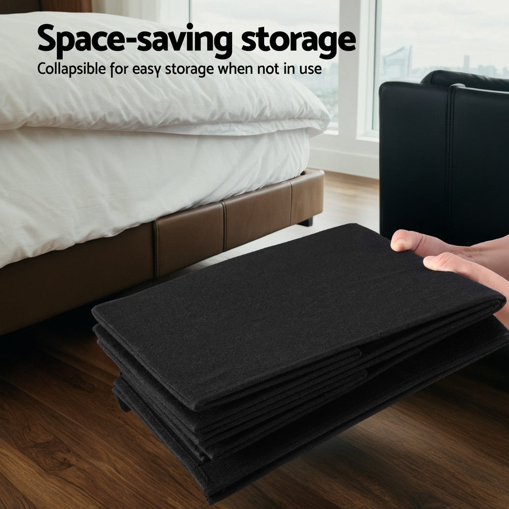 Keezi Large Toy Box Chest Storage with Flip-Top Lid Foldable Organizer Bins - TRENDZ