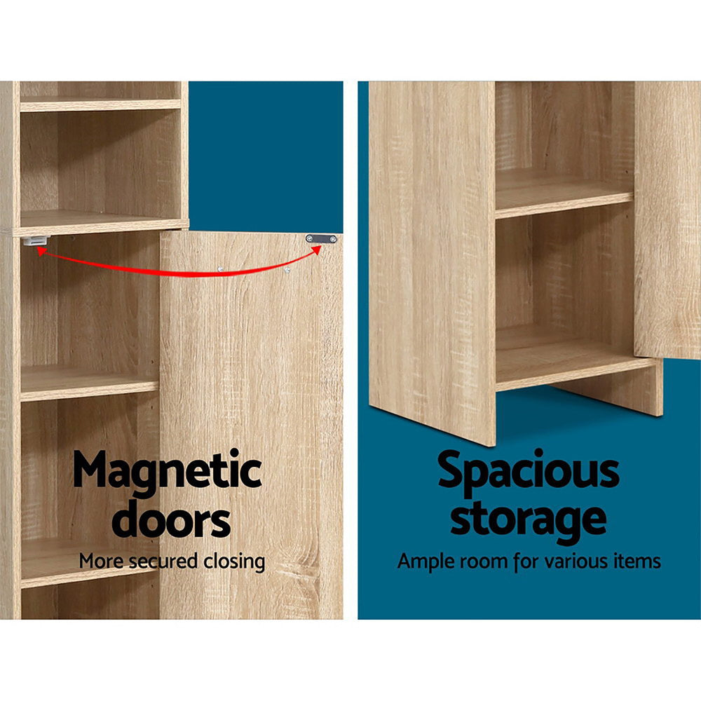 Artiss Bathroom Cabinet Storage 185cm Wooden - TRENDZ